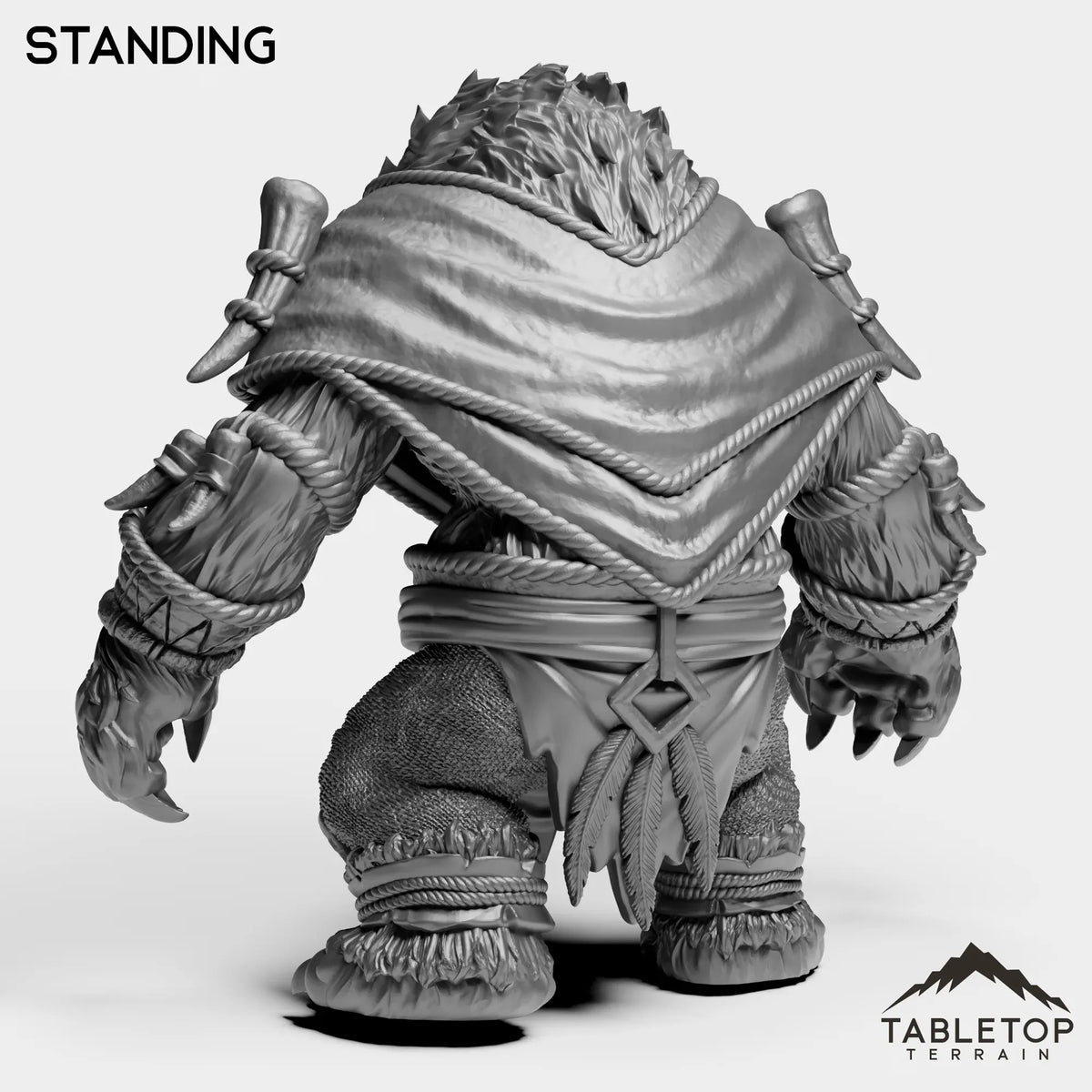 Tabletop Terrain Miniature Furbolg Shaman Leader