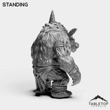 Tabletop Terrain Miniature Furbolg With Spear