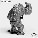 Tabletop Terrain Miniature Furbolg With Spear