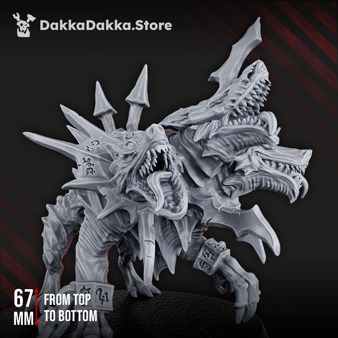 Tabletop Terrain Miniature Garm the Great Hound of the Wormhole