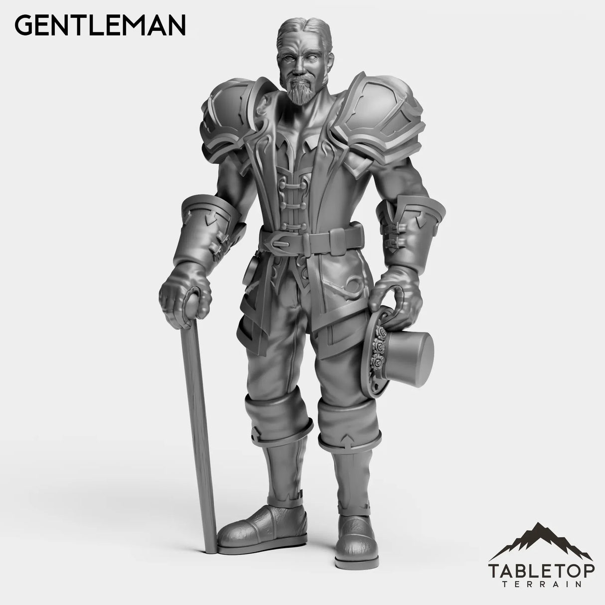Tabletop Terrain Miniature Gentleman Werewolf Human