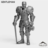 Tabletop Terrain Miniature Gentleman Werewolf Human