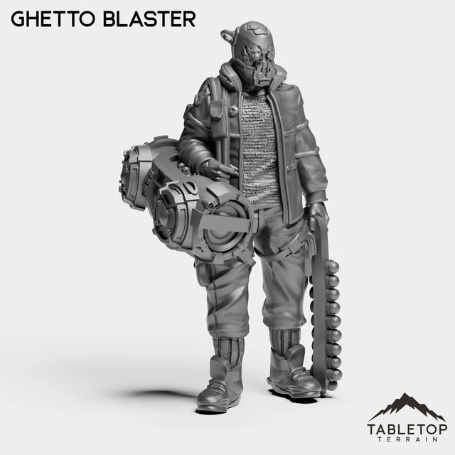Tabletop Terrain Miniature Ghetto Blaster - Johnny & The Psychos