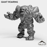 Tabletop Terrain Miniature Giant Roaring Mountain Giant Boss
