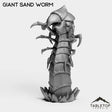 Tabletop Terrain Miniature Giant Sand Worm