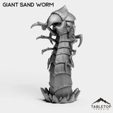 Tabletop Terrain Miniature Giant Sand Worm