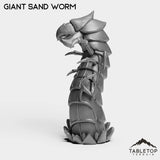 Tabletop Terrain Miniature Giant Sand Worm