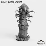 Tabletop Terrain Miniature Giant Sand Worm