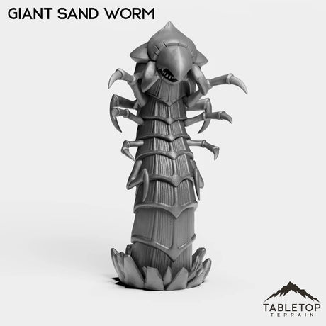 Tabletop Terrain Miniature Giant Sand Worm