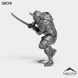 Tabletop Terrain Miniature Giichi - Street Samurai