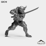 Tabletop Terrain Miniature Giichi - Street Samurai