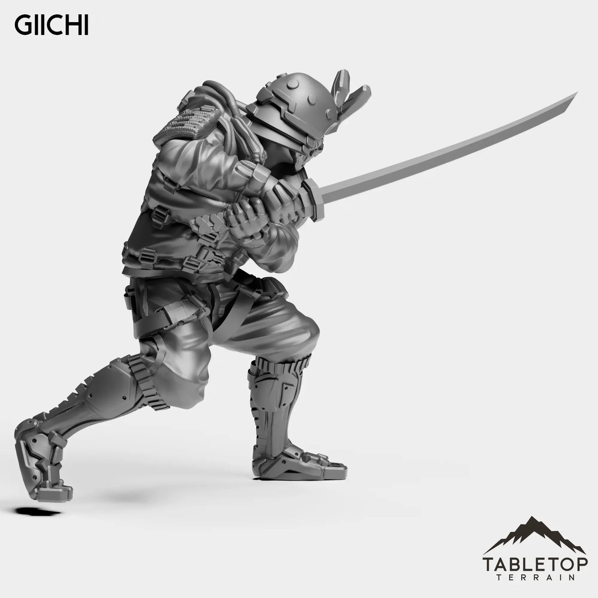 Tabletop Terrain Miniature Giichi - Street Samurai
