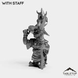 Tabletop Terrain Miniature Gnome Fire Mage