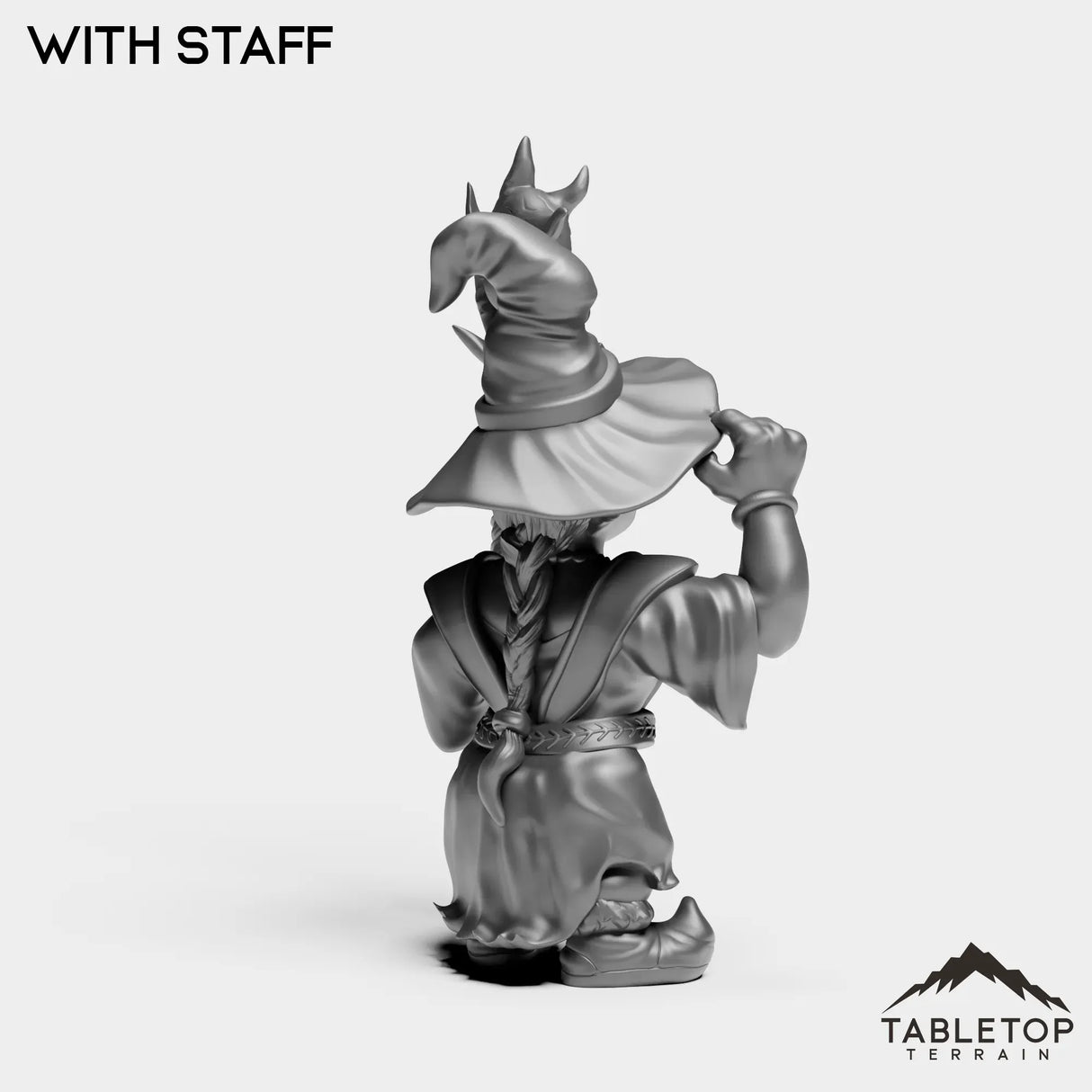Tabletop Terrain Miniature Gnome Fire Mage