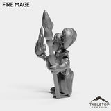 Tabletop Terrain Miniature Gnome Fire Mage
