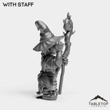 Tabletop Terrain Miniature Gnome Fire Mage