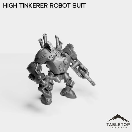 Tabletop Terrain Miniature Gnome High Tinkerer Robot Suit