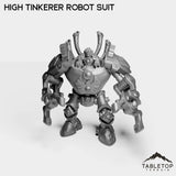 Tabletop Terrain Miniature Gnome High Tinkerer Robot Suit