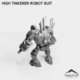 Tabletop Terrain Miniature Gnome High Tinkerer Robot Suit