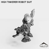 Tabletop Terrain Miniature Gnome High Tinkerer Robot Suit