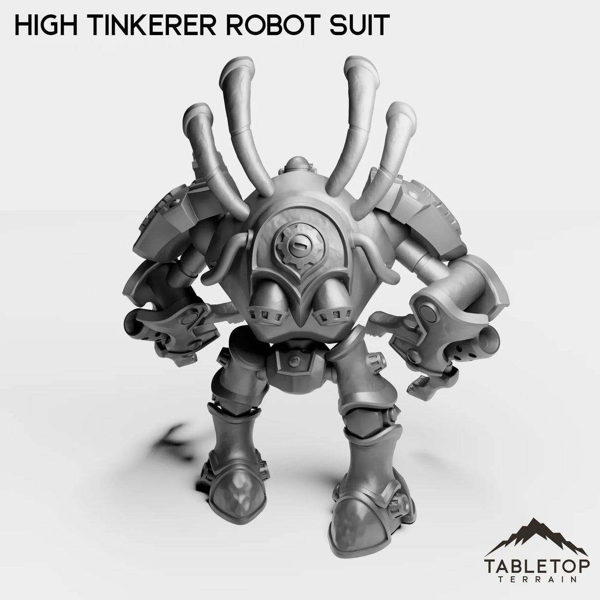 Tabletop Terrain Miniature Gnome High Tinkerer Robot Suit