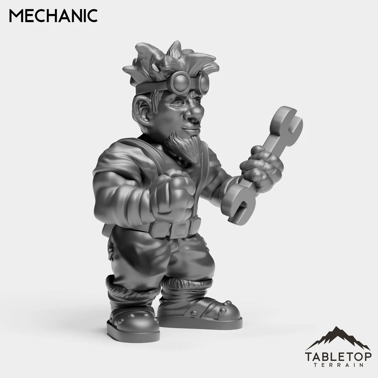 Tabletop Terrain Miniature Gnome Mechanic