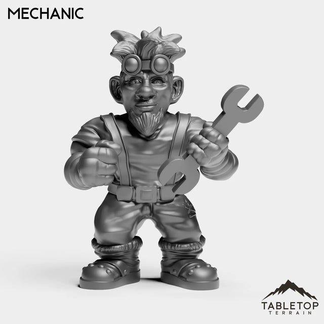 Tabletop Terrain Miniature Gnome Mechanic