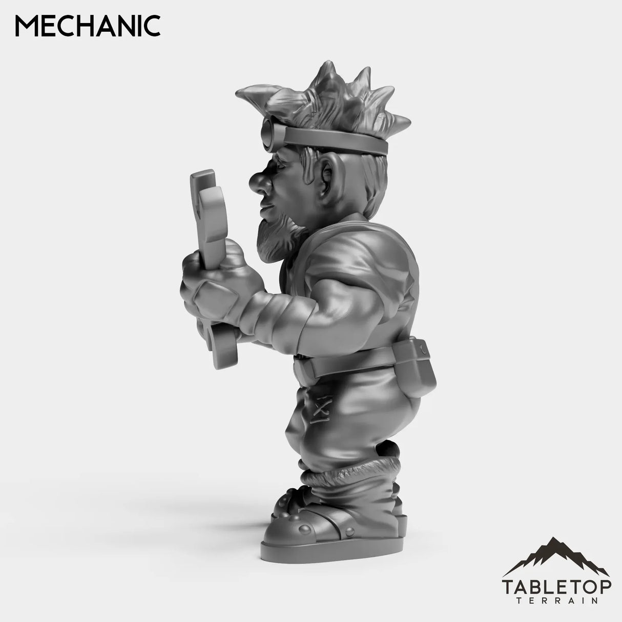Tabletop Terrain Miniature Gnome Mechanic
