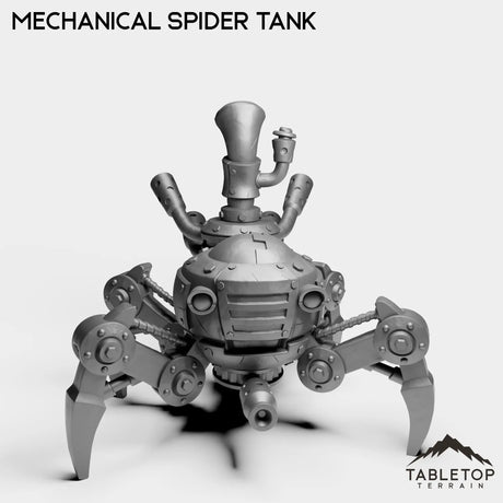 Tabletop Terrain Miniature Gnome Mechanical Spider Tank