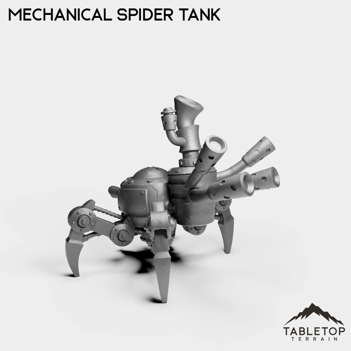 Tabletop Terrain Miniature Gnome Mechanical Spider Tank