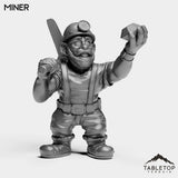 Tabletop Terrain Miniature Gnome Miner