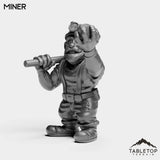Tabletop Terrain Miniature Gnome Miner