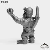 Tabletop Terrain Miniature Gnome Miner