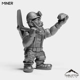 Tabletop Terrain Miniature Gnome Miner