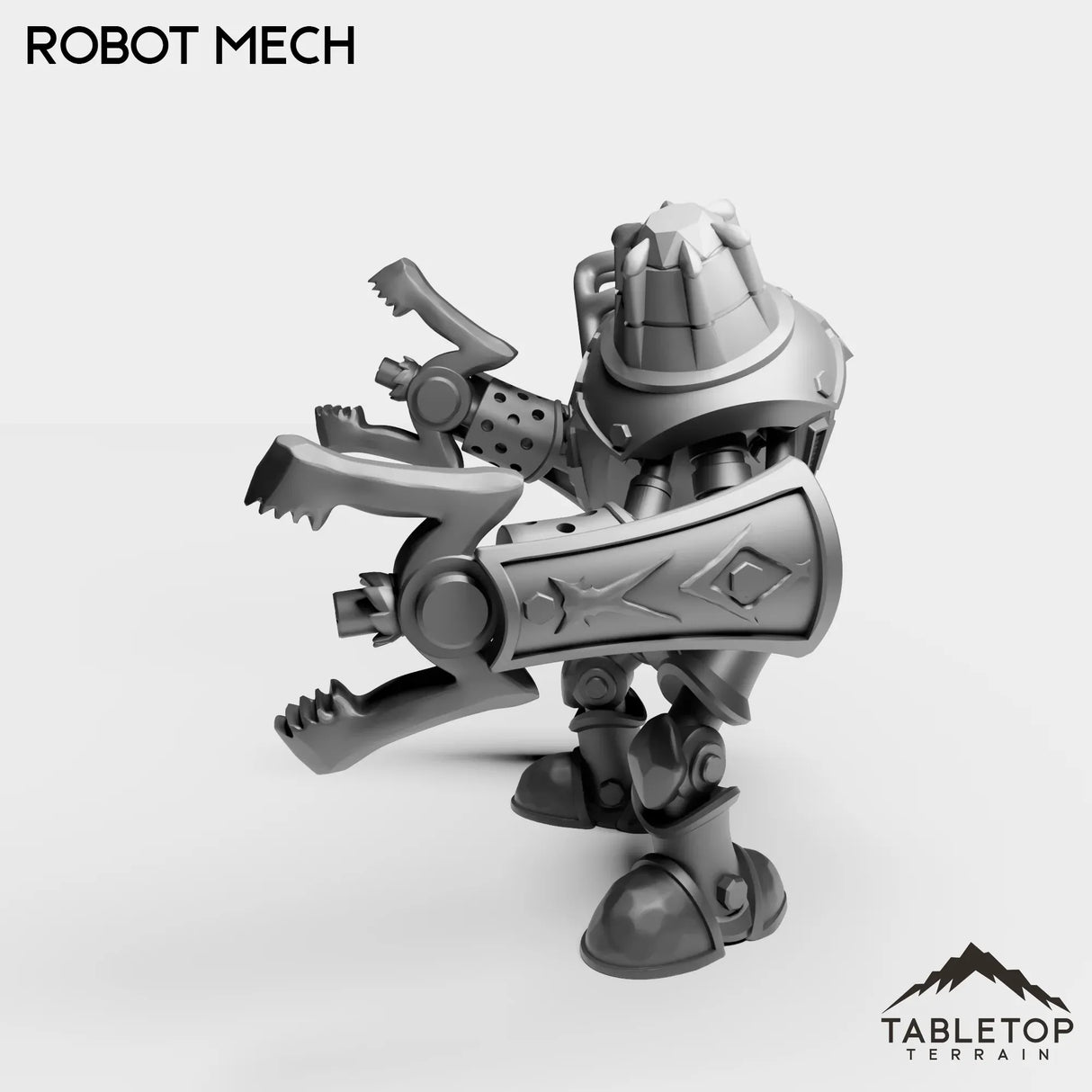 Tabletop Terrain Miniature Gnome Robot Mech