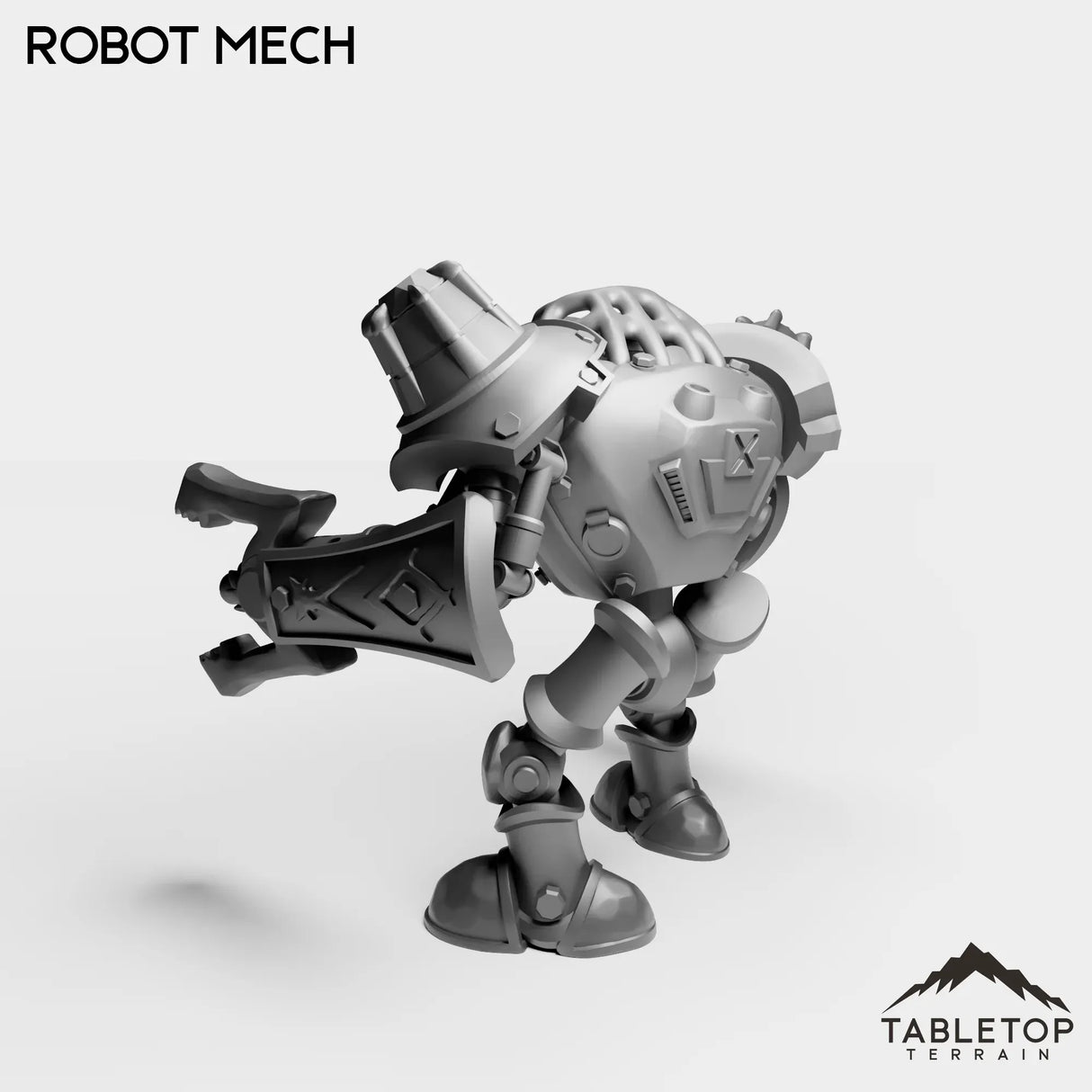 Tabletop Terrain Miniature Gnome Robot Mech