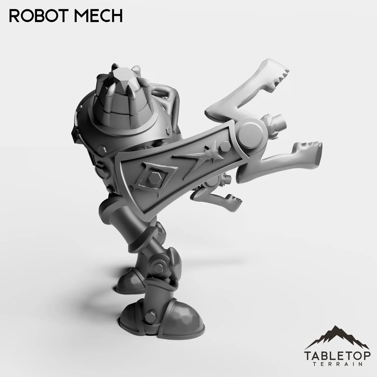 Tabletop Terrain Miniature Gnome Robot Mech