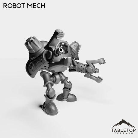 Tabletop Terrain Miniature Gnome Robot Mech