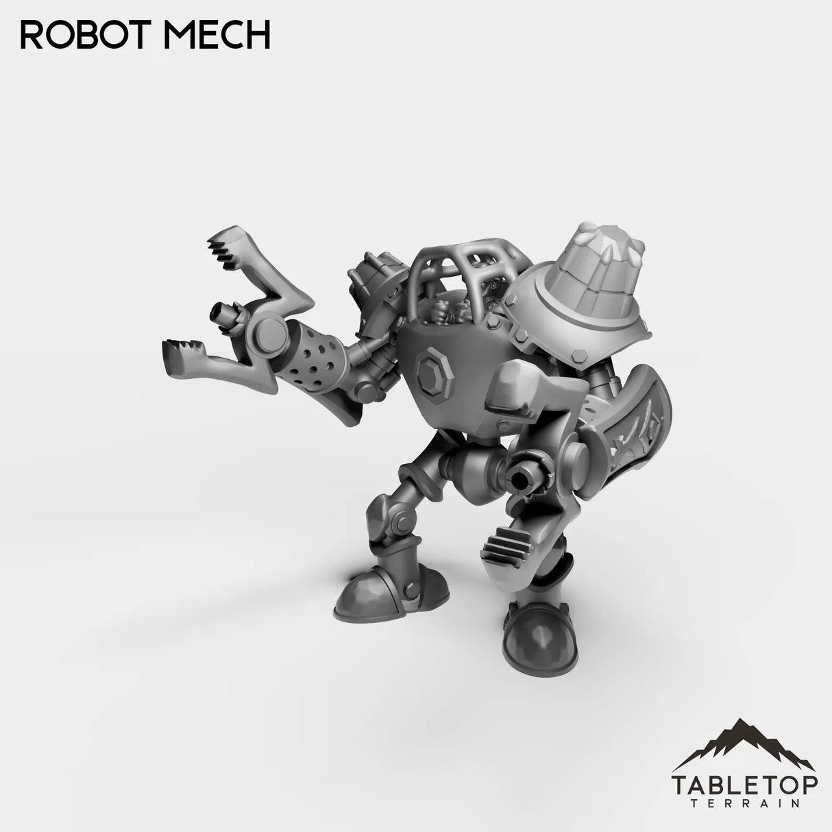 Tabletop Terrain Miniature Gnome Robot Mech