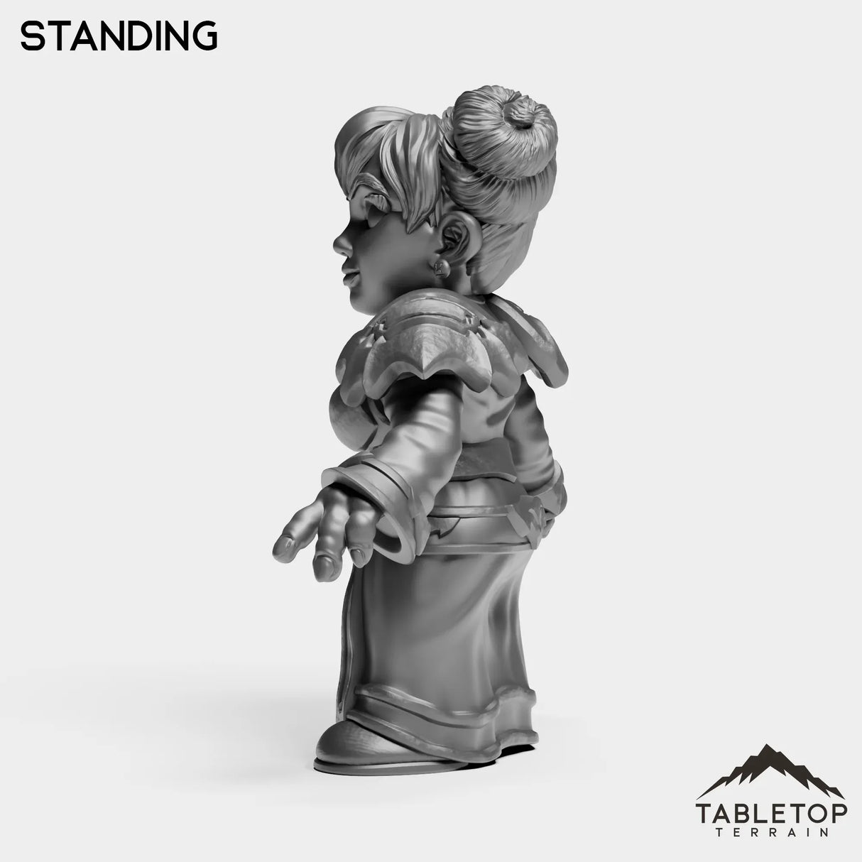Tabletop Terrain Miniature Gnome Timekeeper
