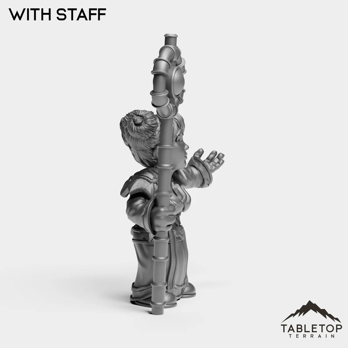 Tabletop Terrain Miniature Gnome Timekeeper