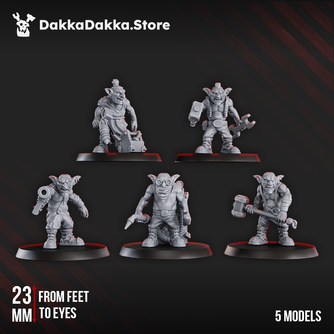 Tabletop Terrain Miniature Gobbo Squad