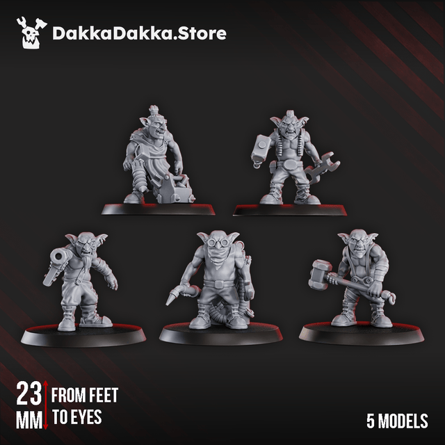 Tabletop Terrain Miniature Gobbo Squad