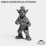 Tabletop Terrain Miniature Goblin Hunter Female Attacking Goblin Starters Female