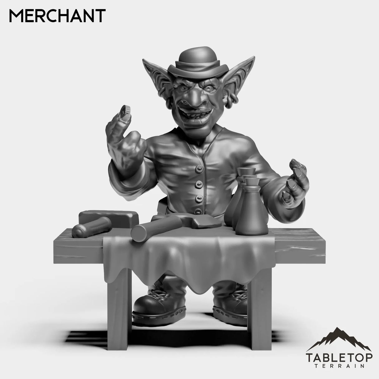 Tabletop Terrain Miniature Goblin Merchant