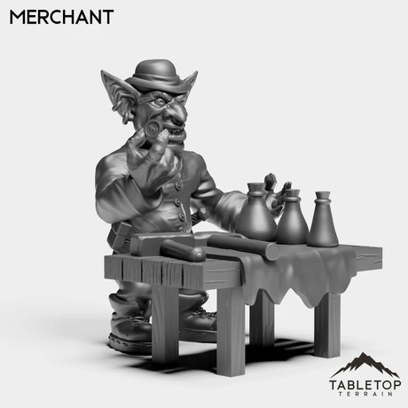 Tabletop Terrain Miniature Goblin Merchant