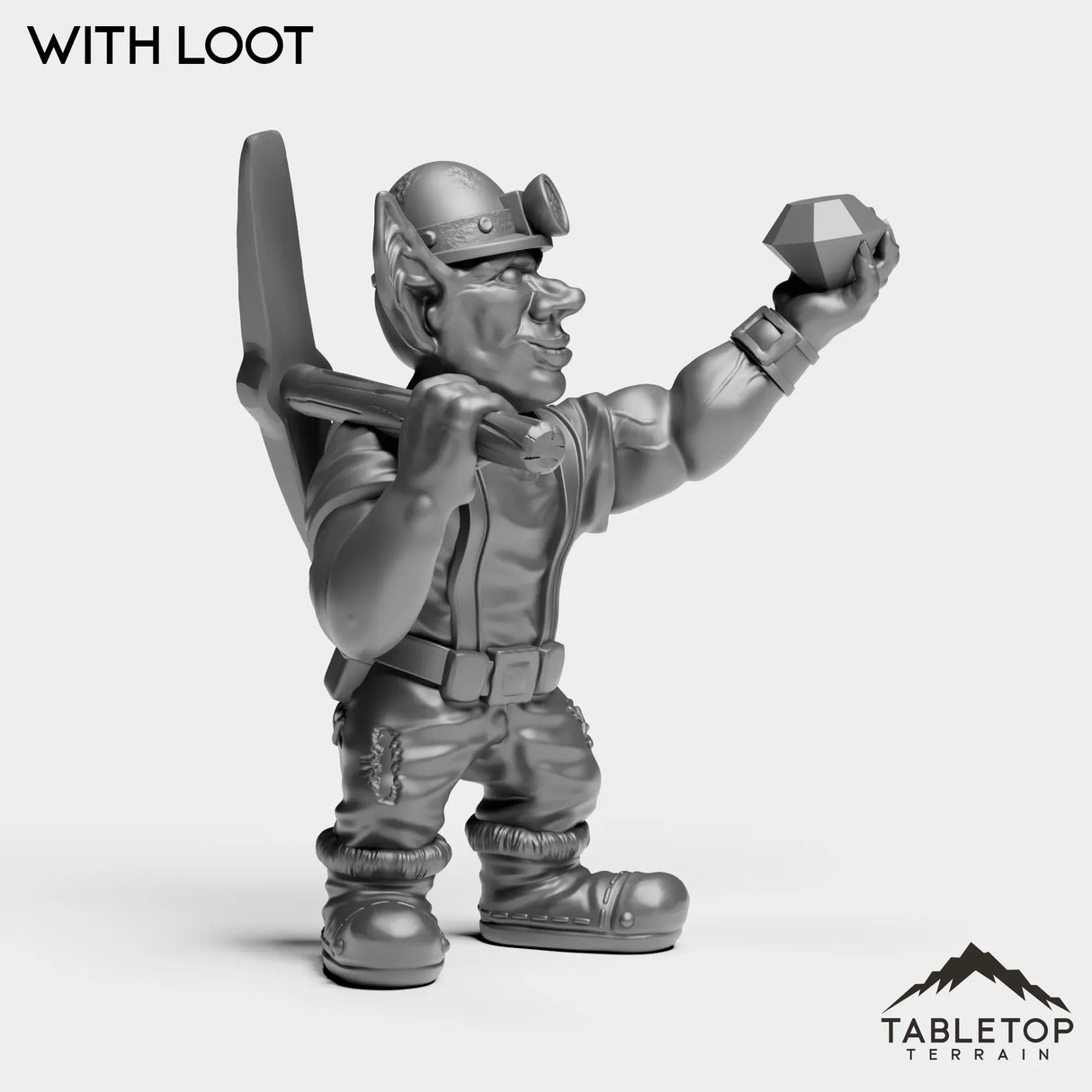 Tabletop Terrain Miniature Goblin Miner