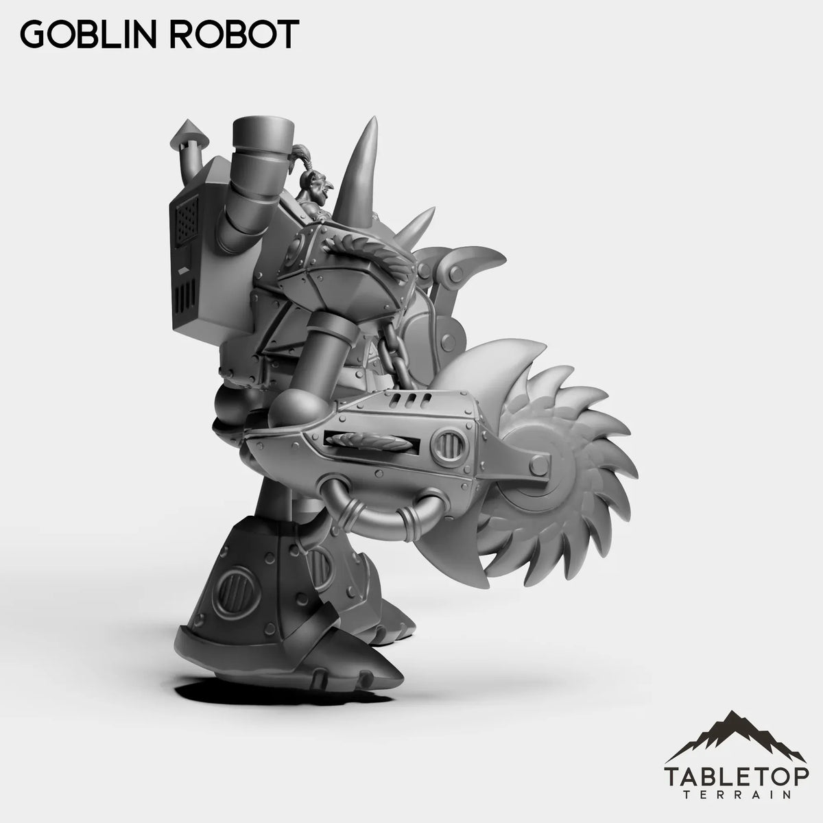 Tabletop Terrain Miniature Goblin Robot