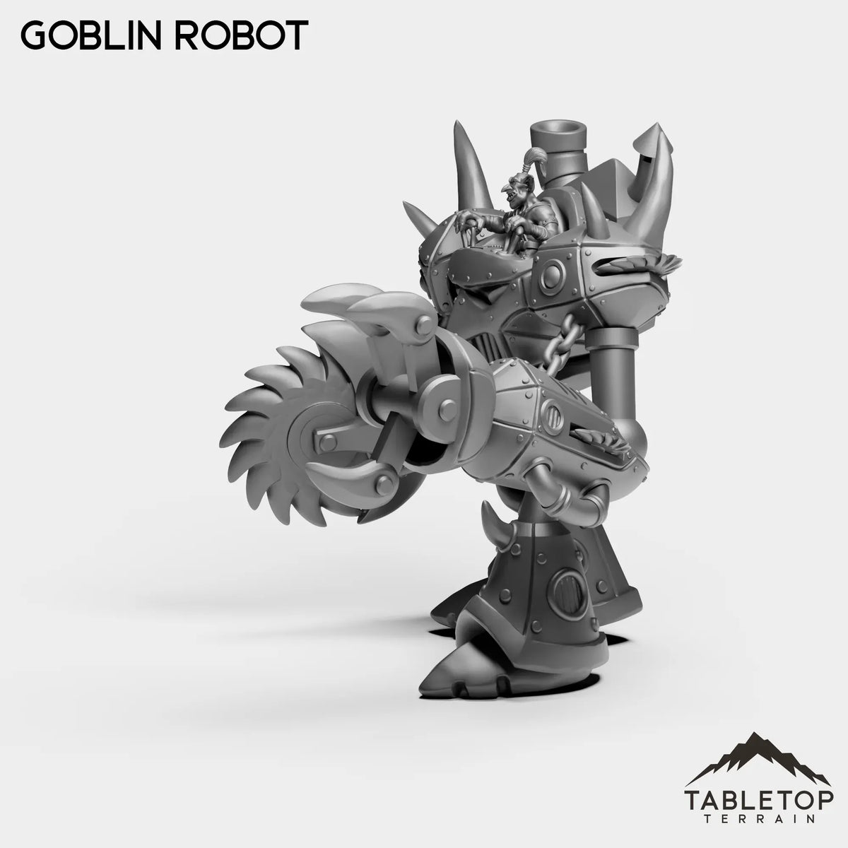 Tabletop Terrain Miniature Goblin Robot