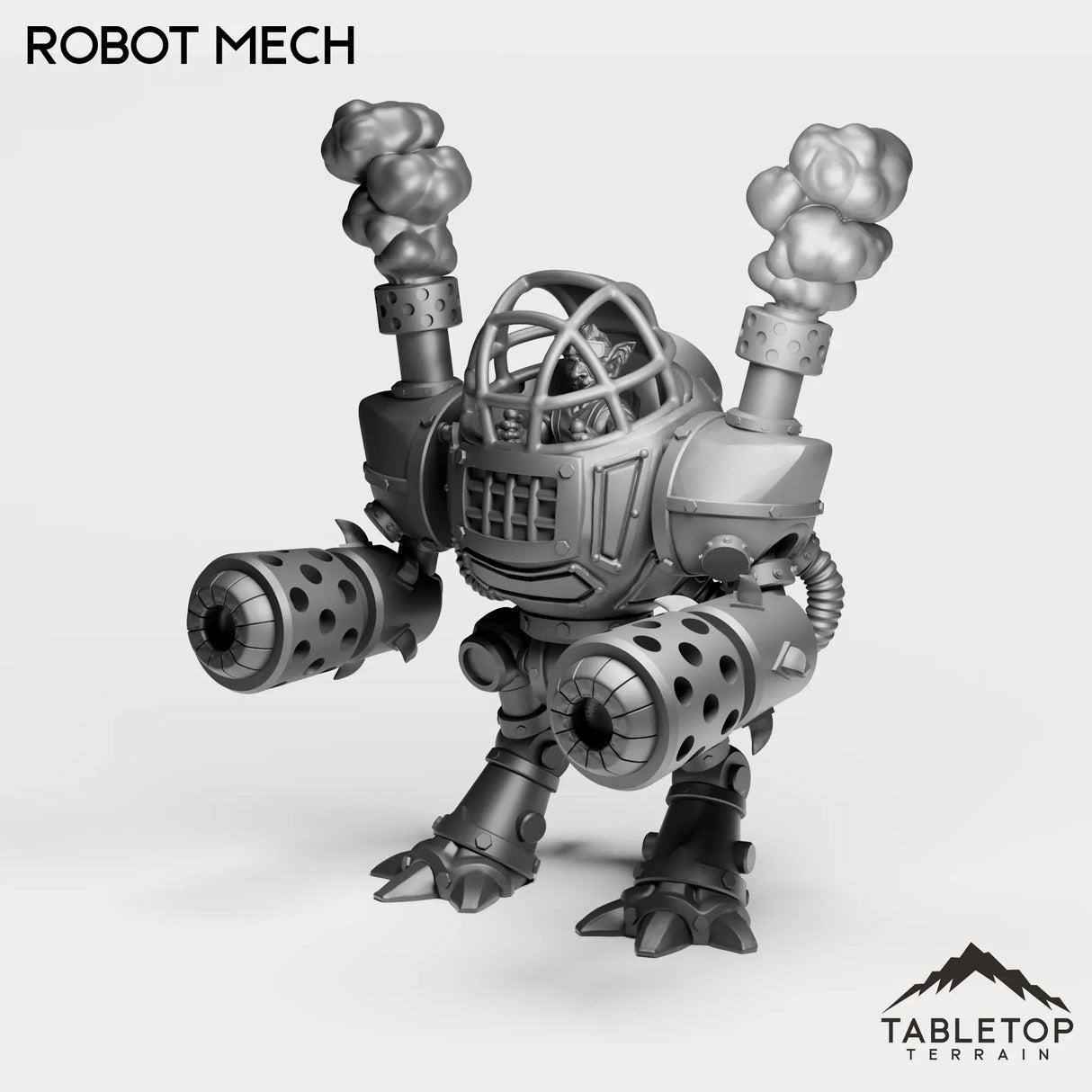 Tabletop Terrain Miniature Goblin Robot Mech